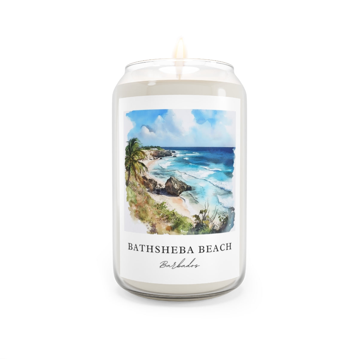 Bathsheba Beach, Barbados scented soy candle