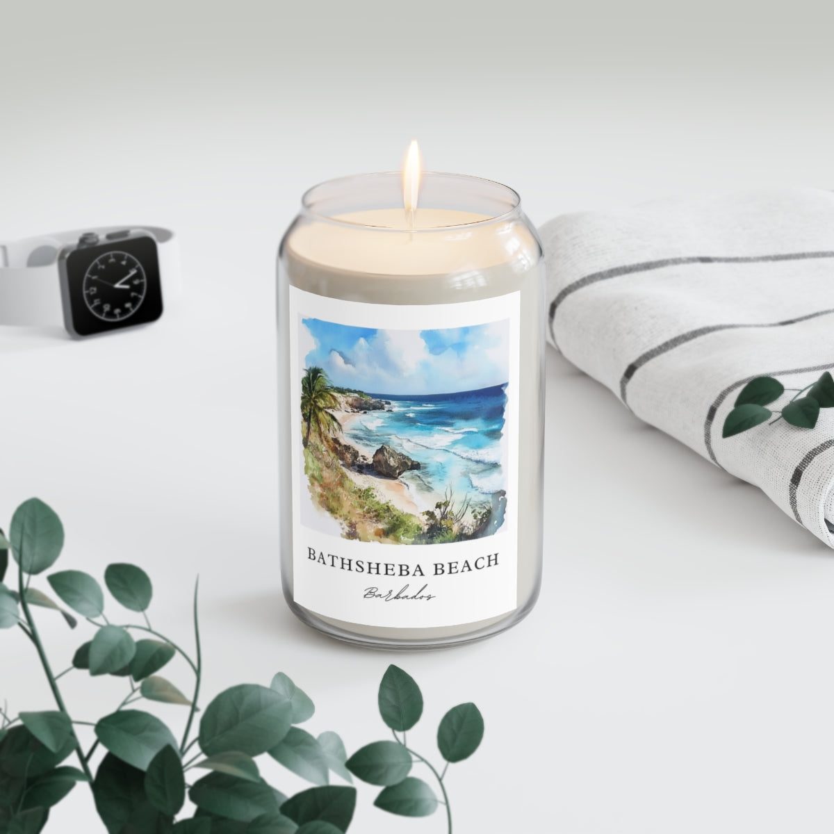 Bathsheba Beach, Barbados scented soy candle