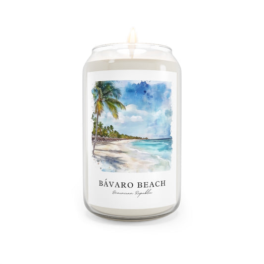 Bávaro Beach, Dominican Republic scented soy candle