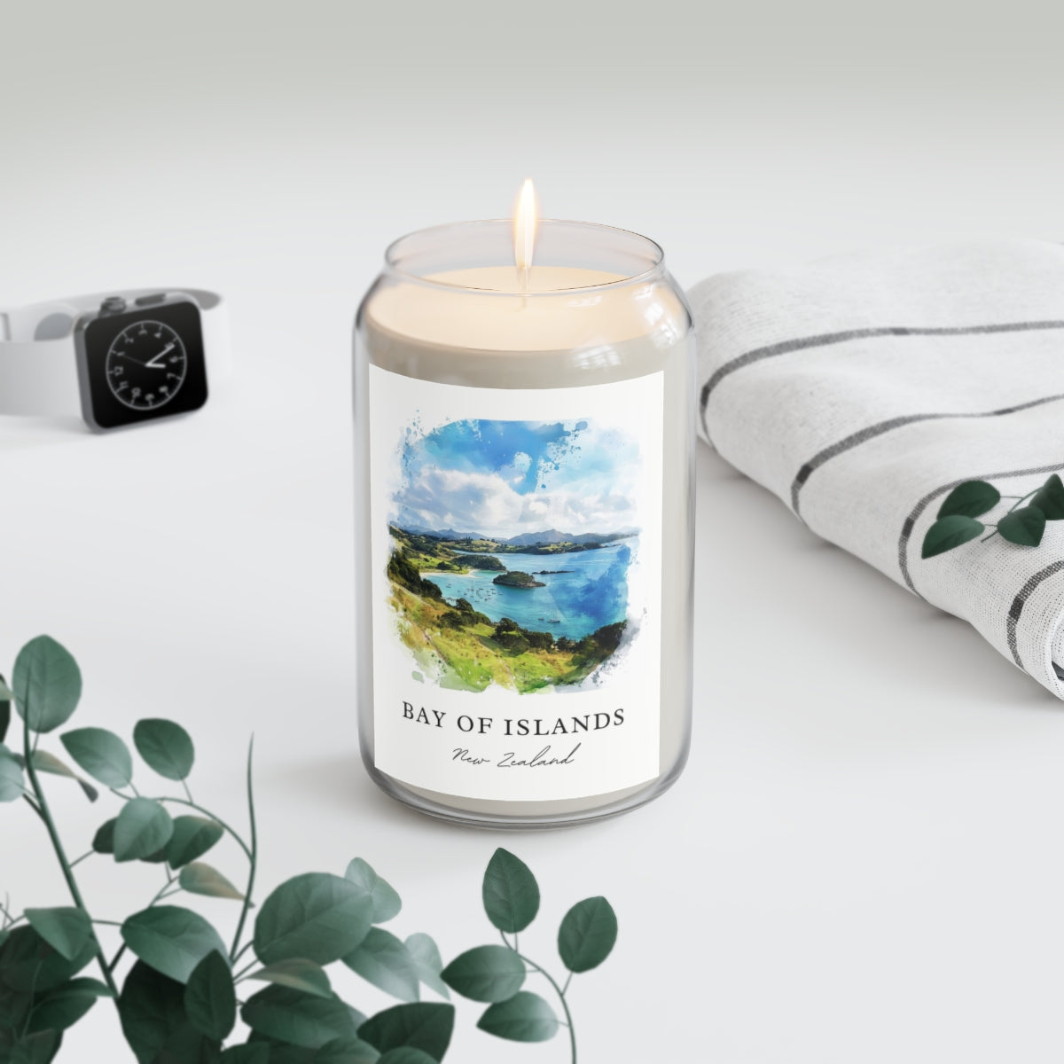 Bay Of Islands, New Zealand scented soy candle