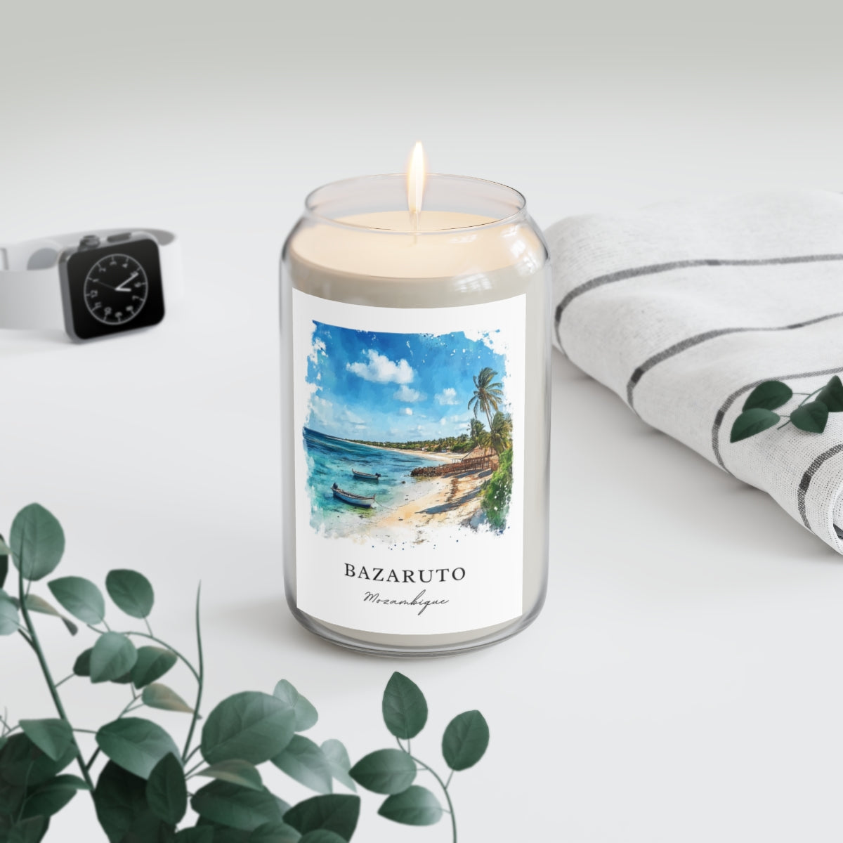 Bazaruto, Mozambique scented soy candle