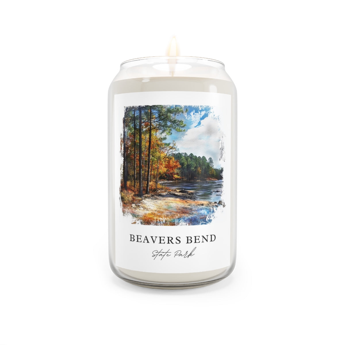 Beavers Bend, State Park scented soy candle