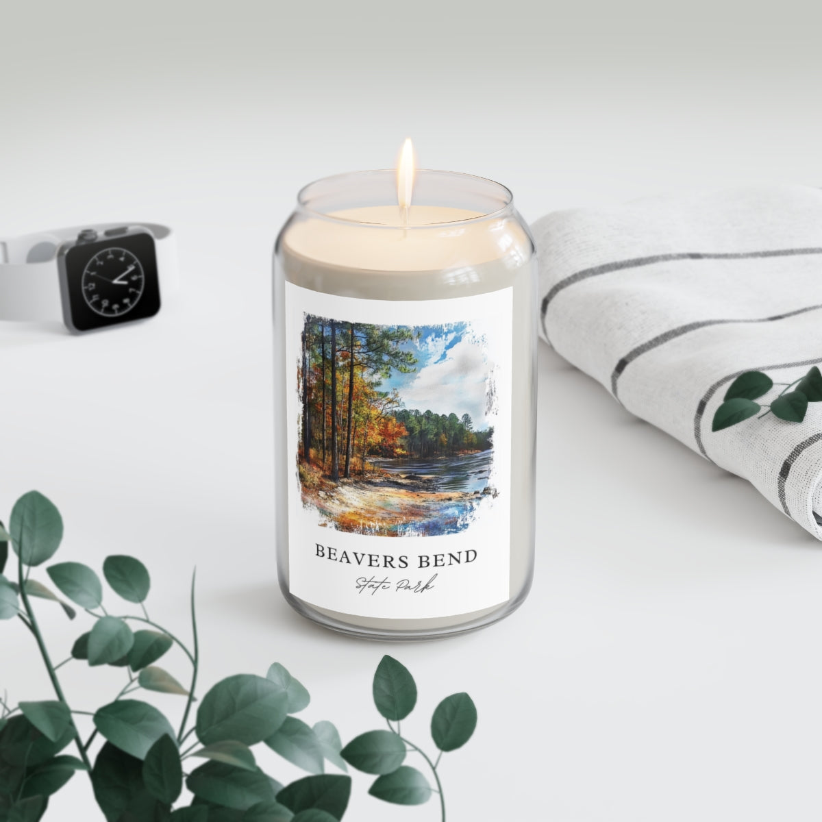 Beavers Bend, State Park scented soy candle