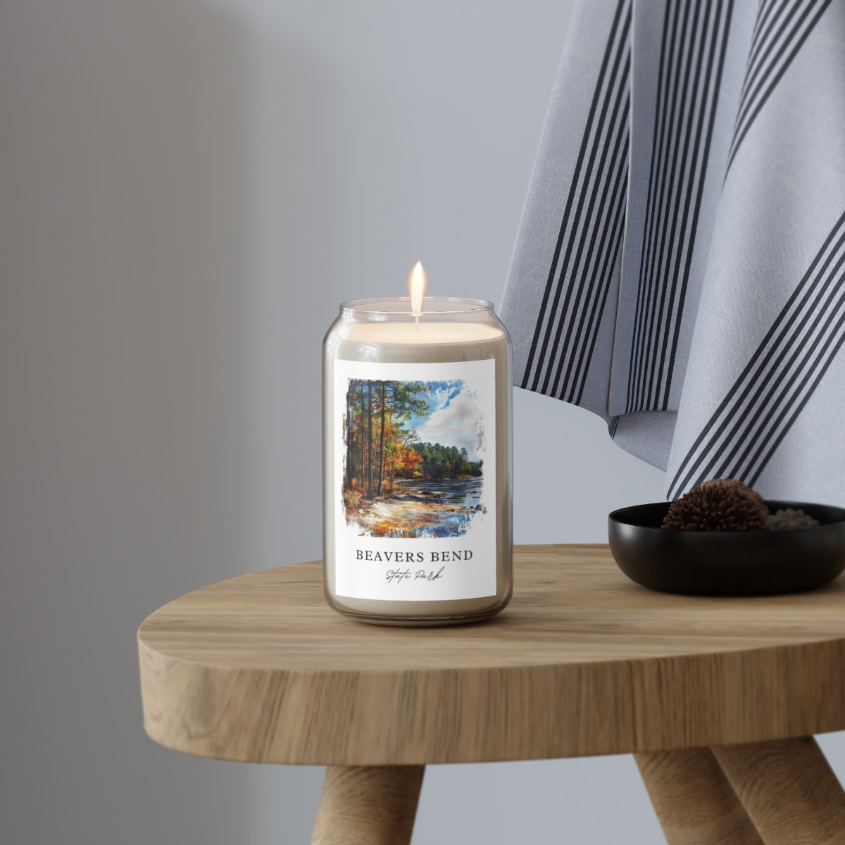Beavers Bend, State Park scented soy candle