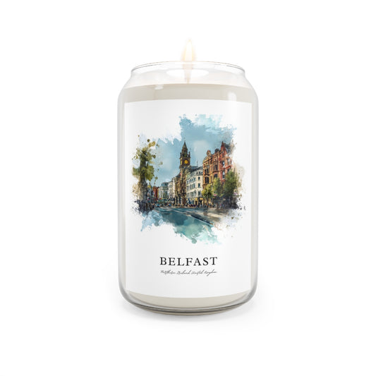 Belfast, Northern Ireland, United Kingdom scented soy candle