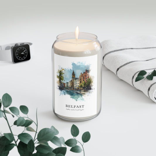 Belfast, Northern Ireland, United Kingdom scented soy candle