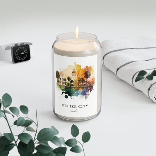 Belize City, Belize scented soy candle