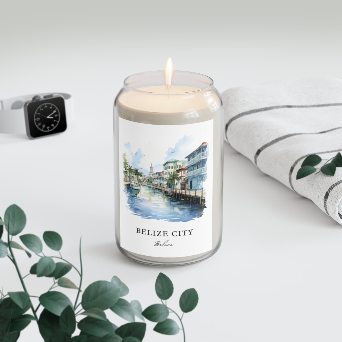 Belize City, Belize scented soy candle