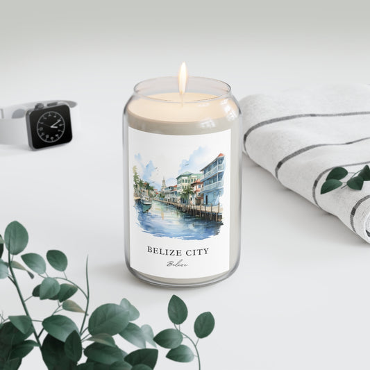 Belize City, Belize scented soy candle
