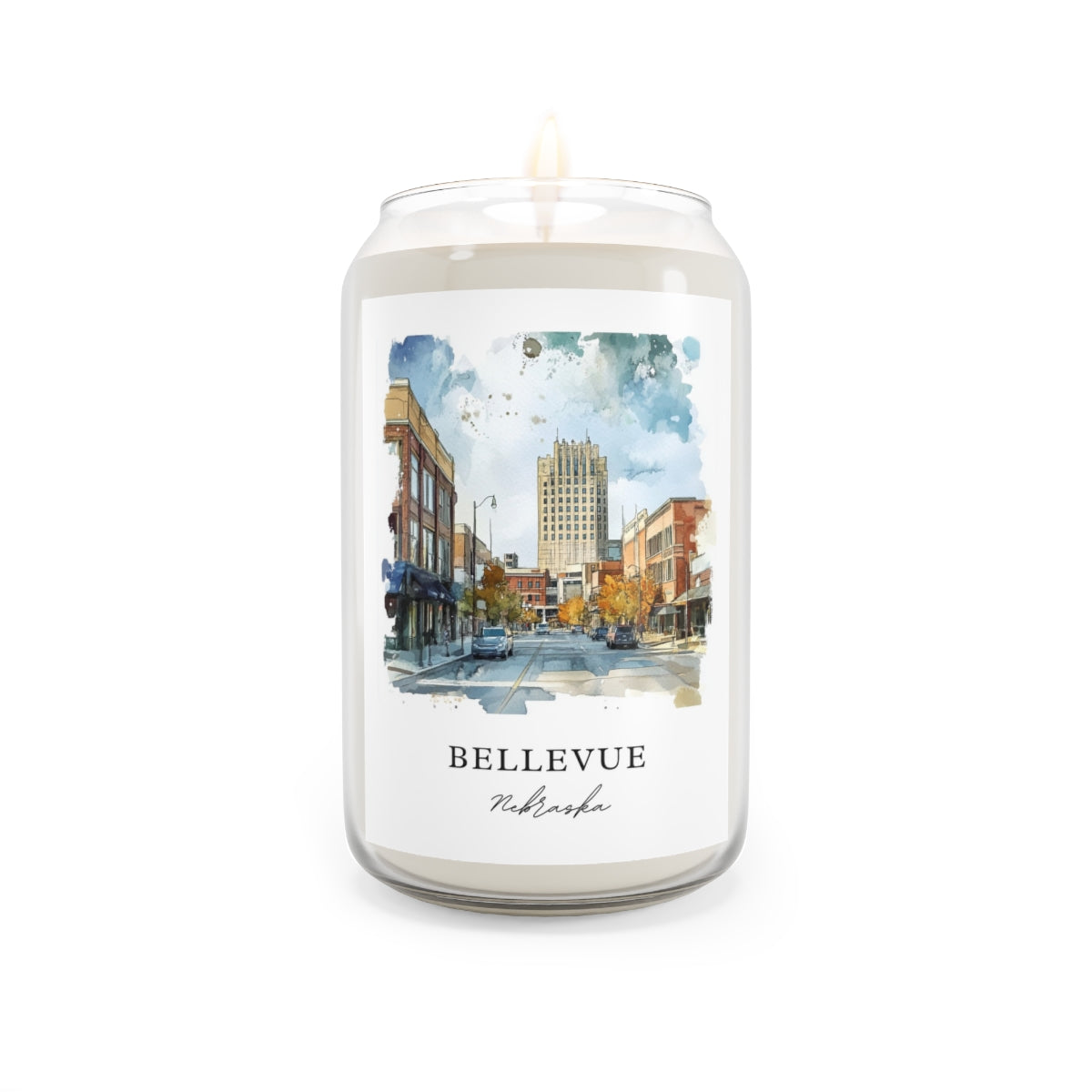 Bellevue, Nebraska scented soy candle