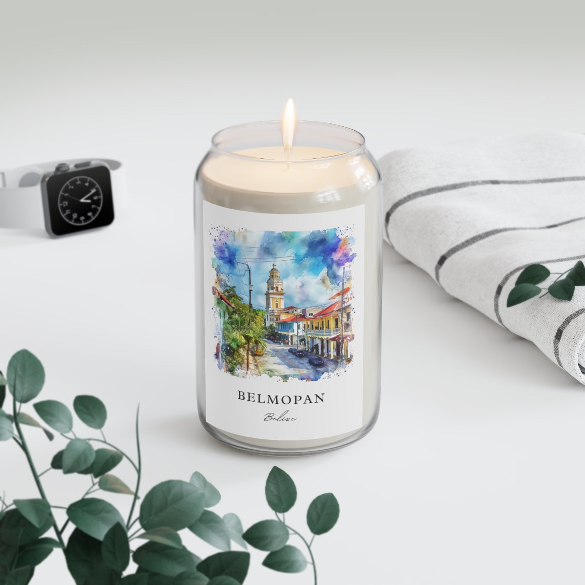Belmopan, Belize scented soy candle