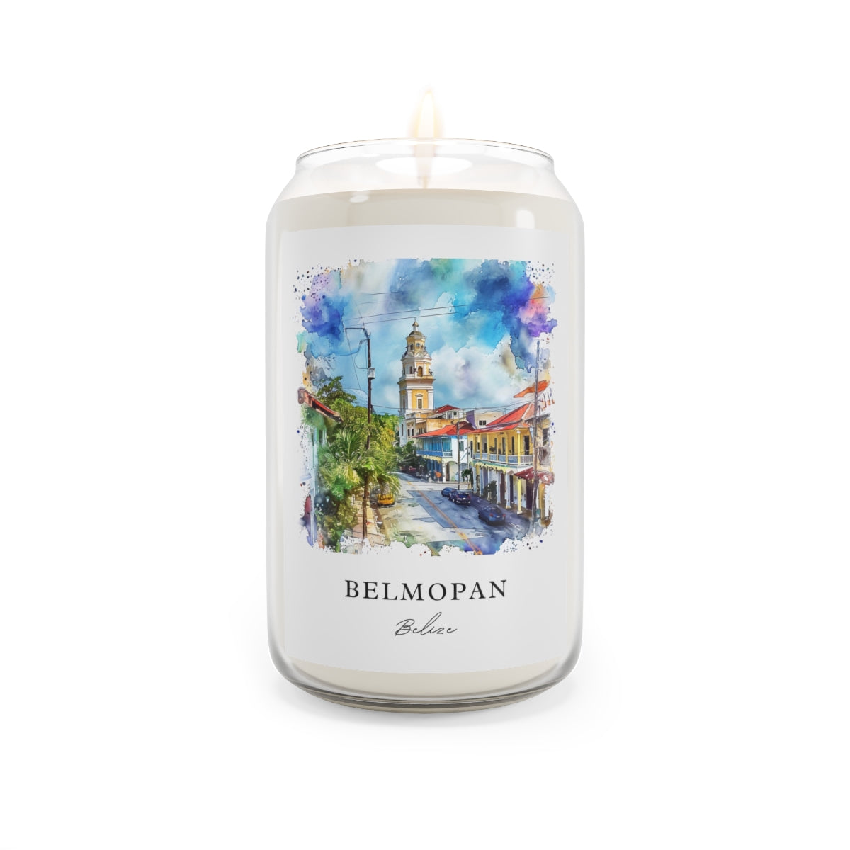 Belmopan, Belize scented soy candle