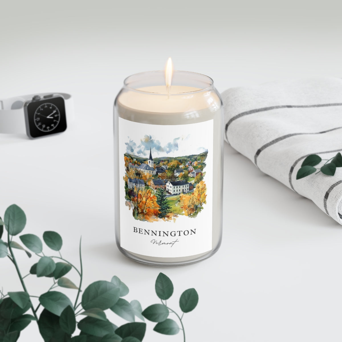 Bennington, Vermont scented soy candle