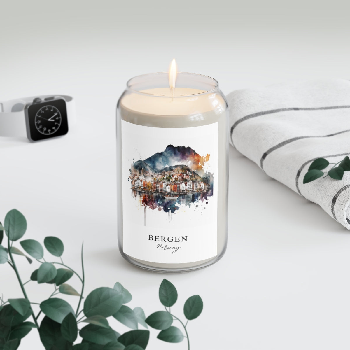 Bergen, Norway scented soy candle
