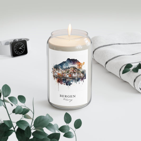 Bergen, Norway scented soy candle