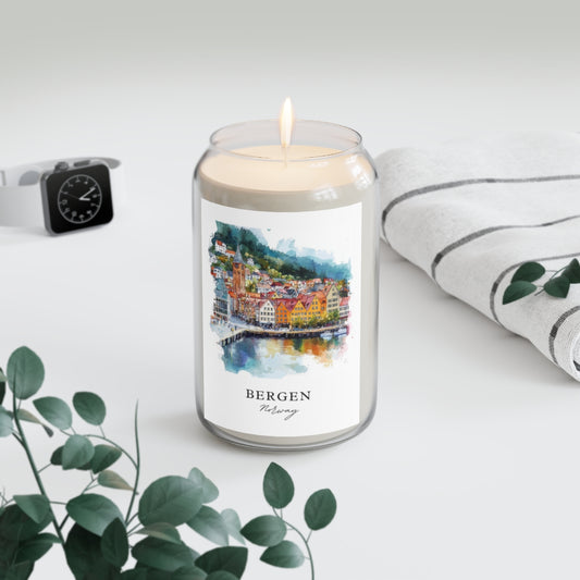 Bergen, Norway scented soy candle