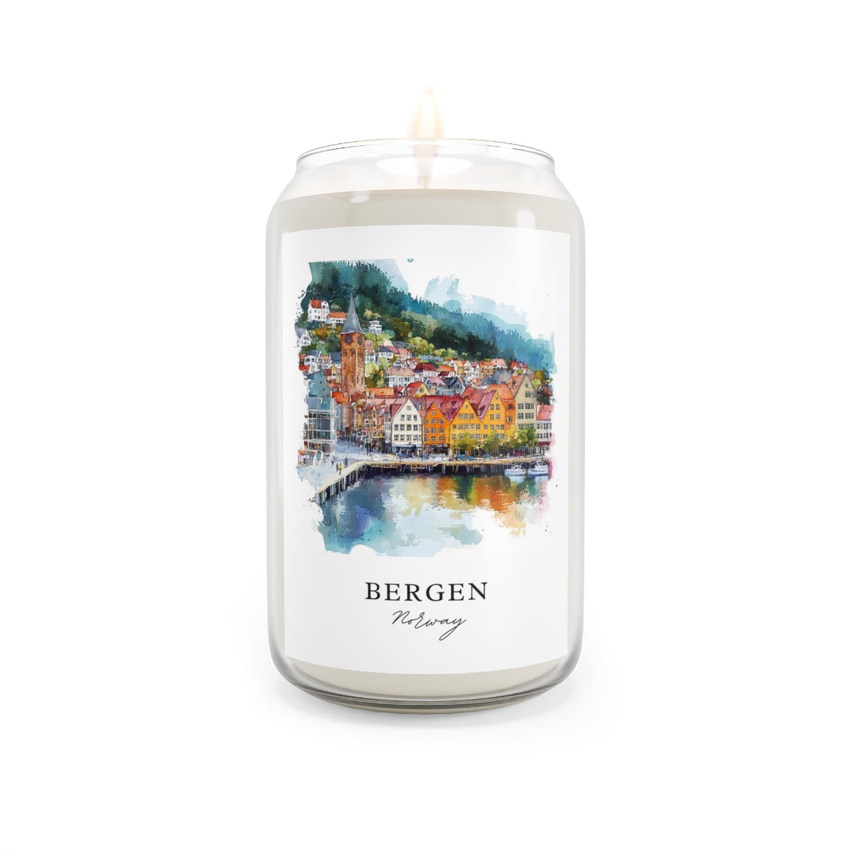 Bergen, Norway scented soy candle