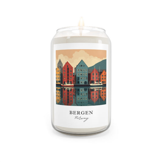 Bergen, Norway scented soy candle