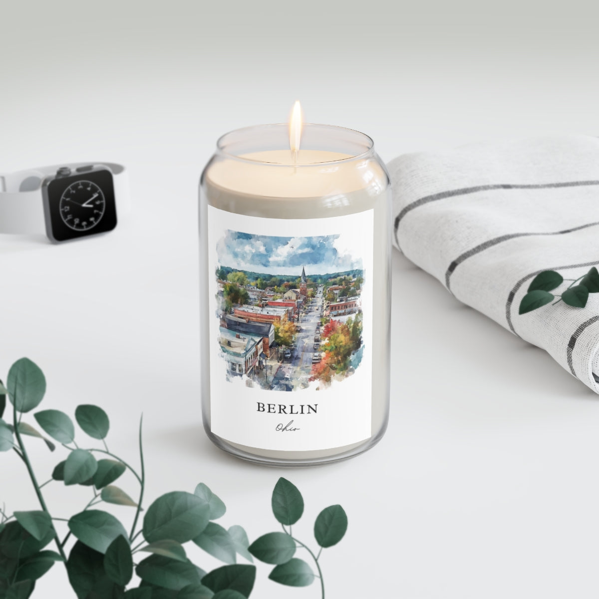 Berlin, Ohio scented soy candle