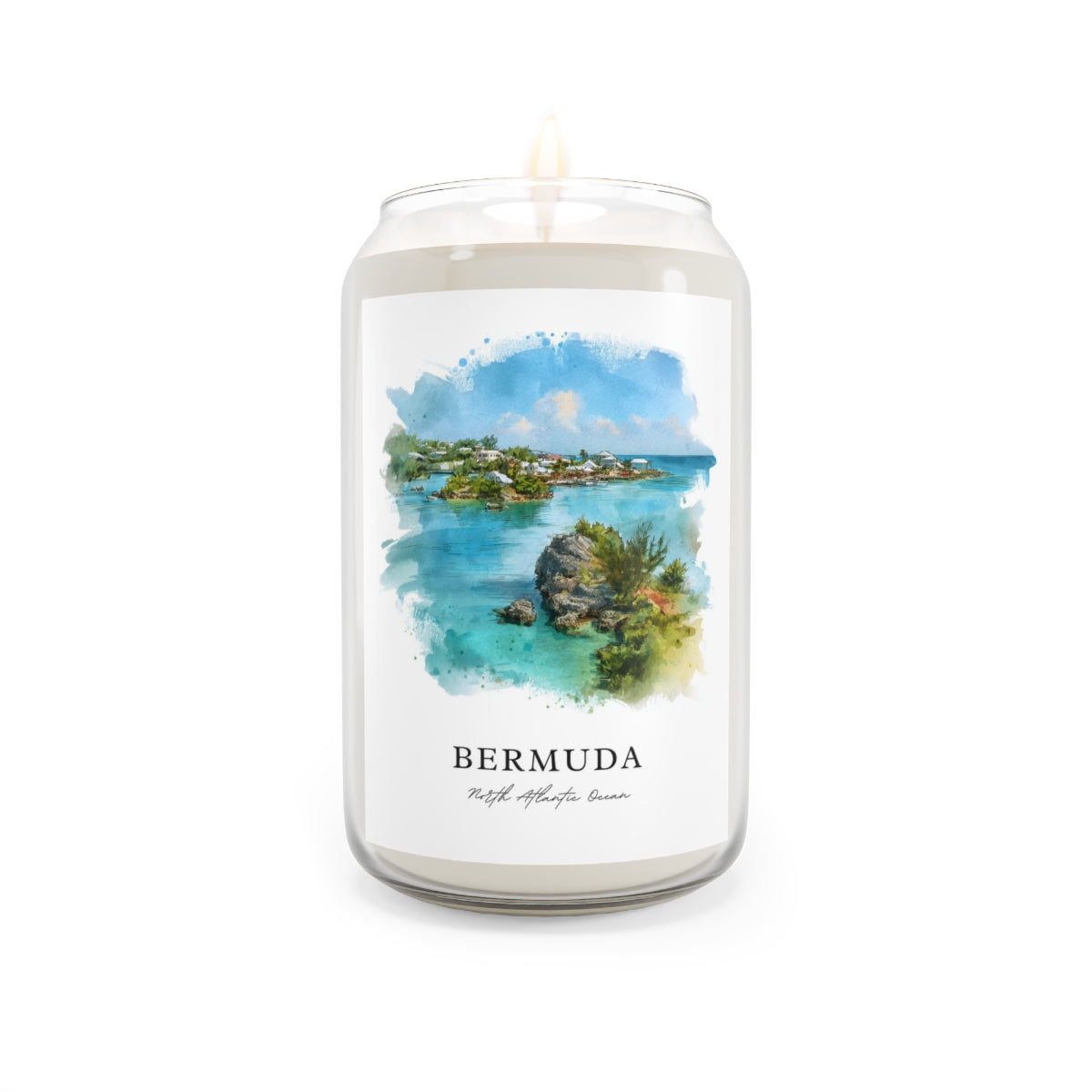Bermuda, North Atlantic Ocean scented soy candle