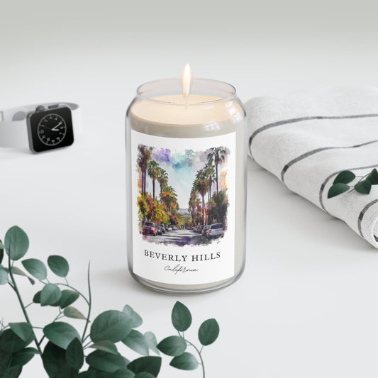 Beverly Hills, California scented soy candle