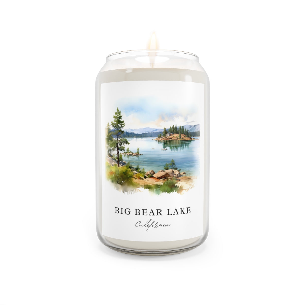 Big Bear Lake, California scented soy candle