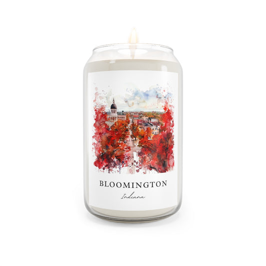 Bloomington, Indiana scented soy candle