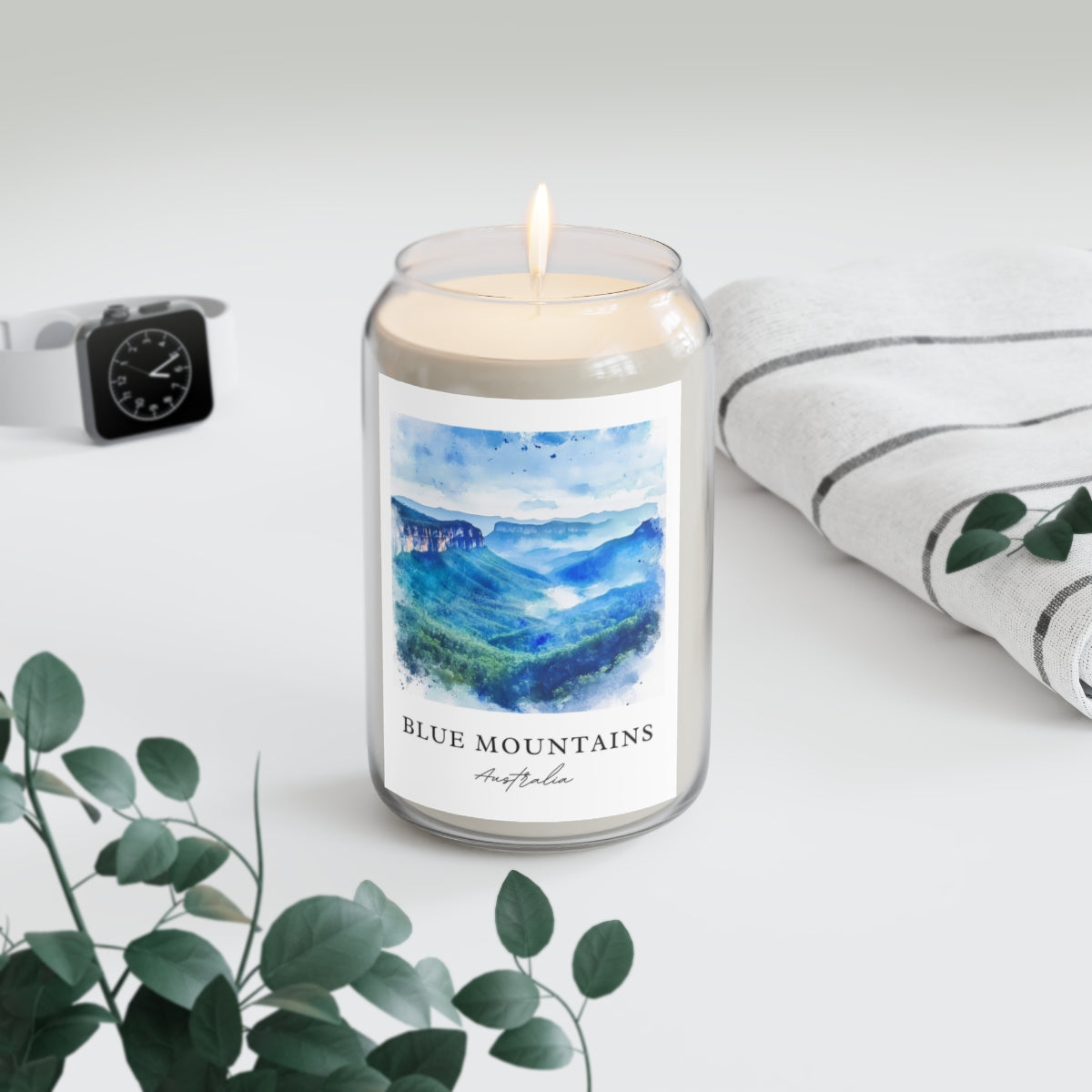Blue Mountains, Australia scented soy candle