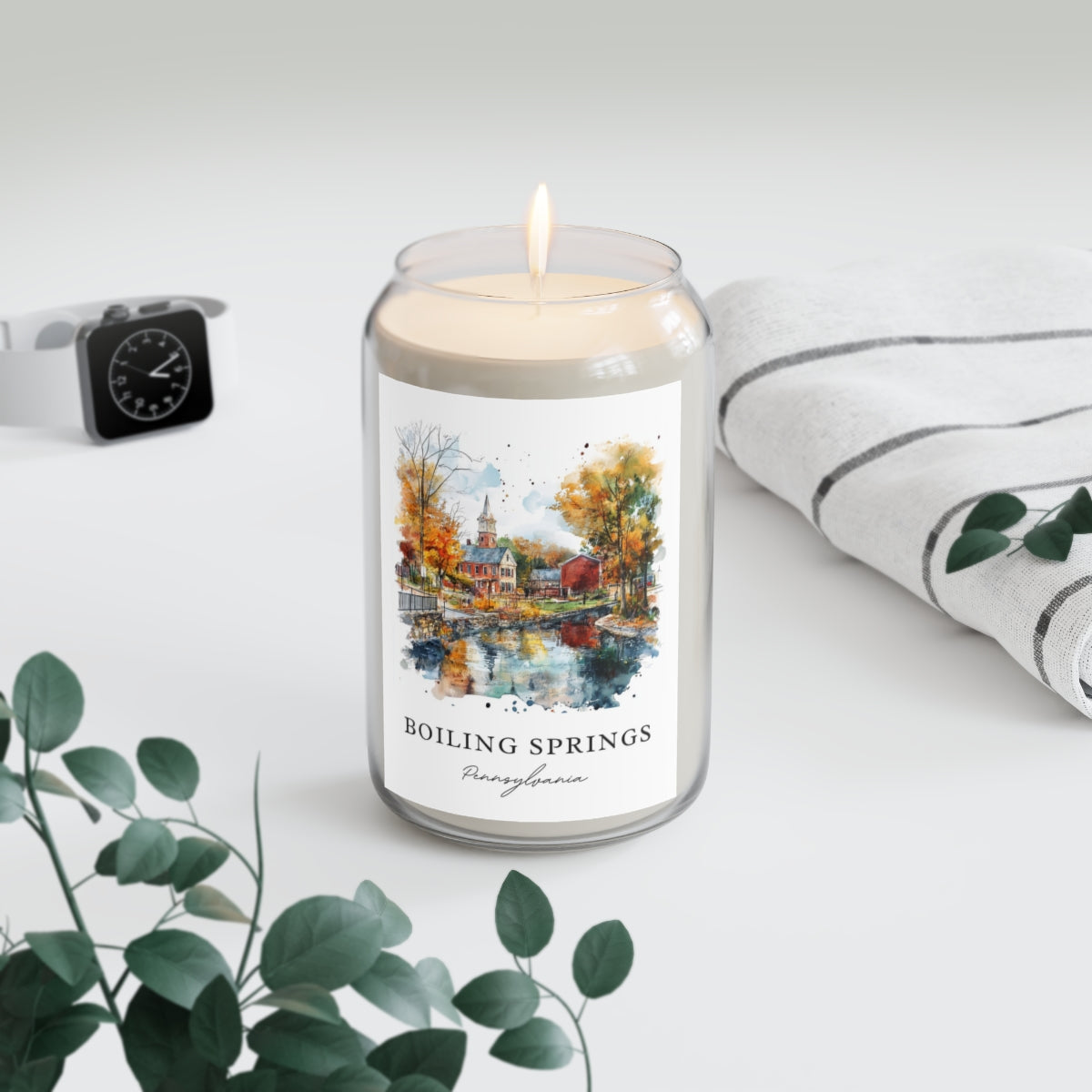 Boiling Springs, Pennsylvania scented soy candle