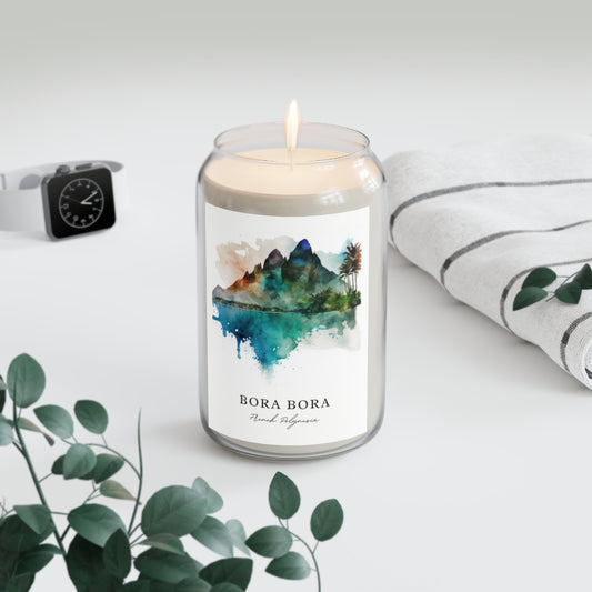 Bora Bora, French Polynesia scented soy candle