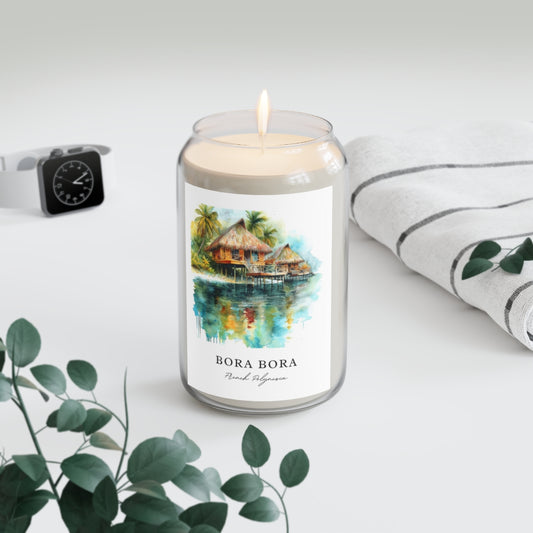 Bora Bora, French Polynesia scented soy candle