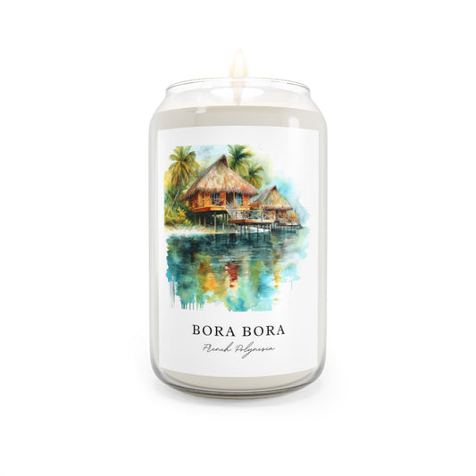 Bora Bora, French Polynesia scented soy candle