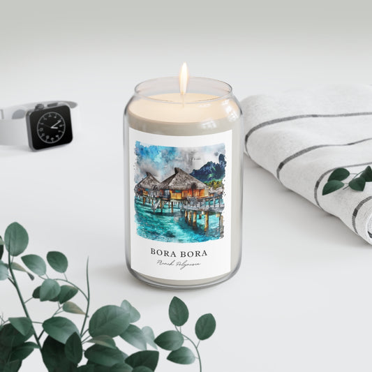 Bora Bora, French Polynesia scented soy candle
