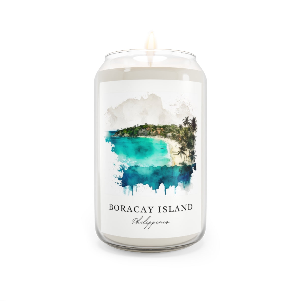 Boracay Island, Philippines scented soy candle
