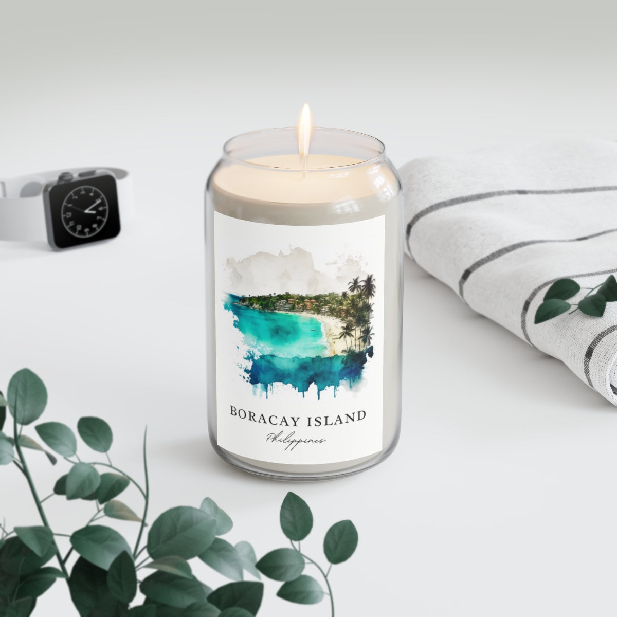 Boracay Island, Philippines scented soy candle
