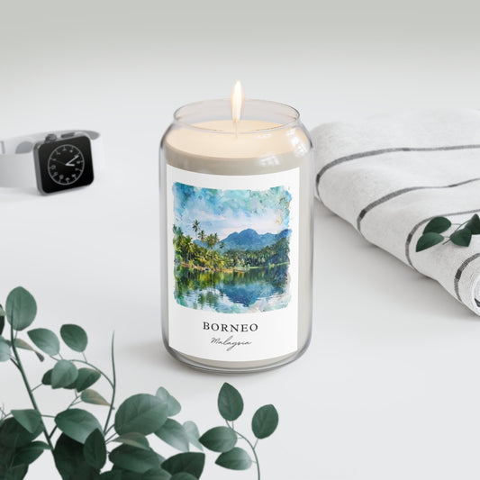 Borneo, Malaysia scented soy candle