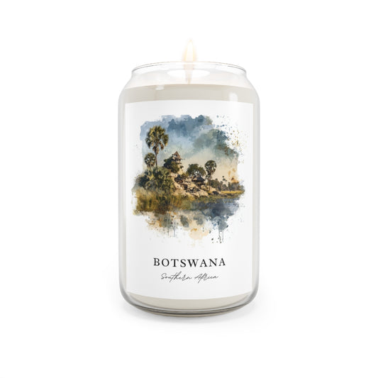 Botswana, Southern Africa scented soy candle