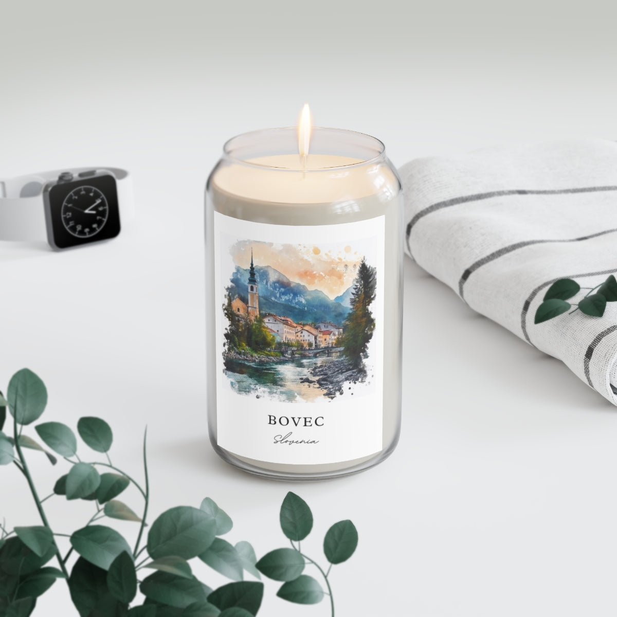 Bovec, Slovenia scented soy candle