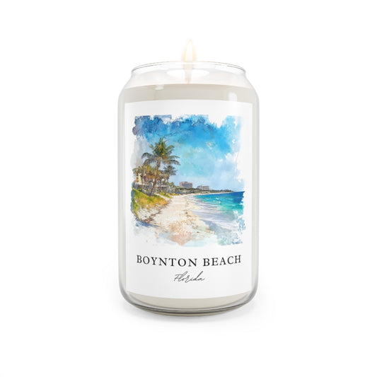 Boynton Beach, Florida scented soy candle