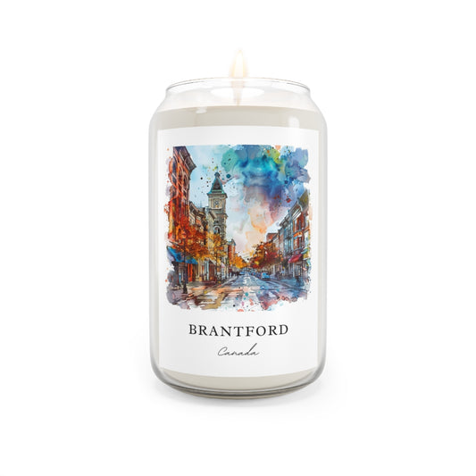 Brantford, Canada scented soy candle