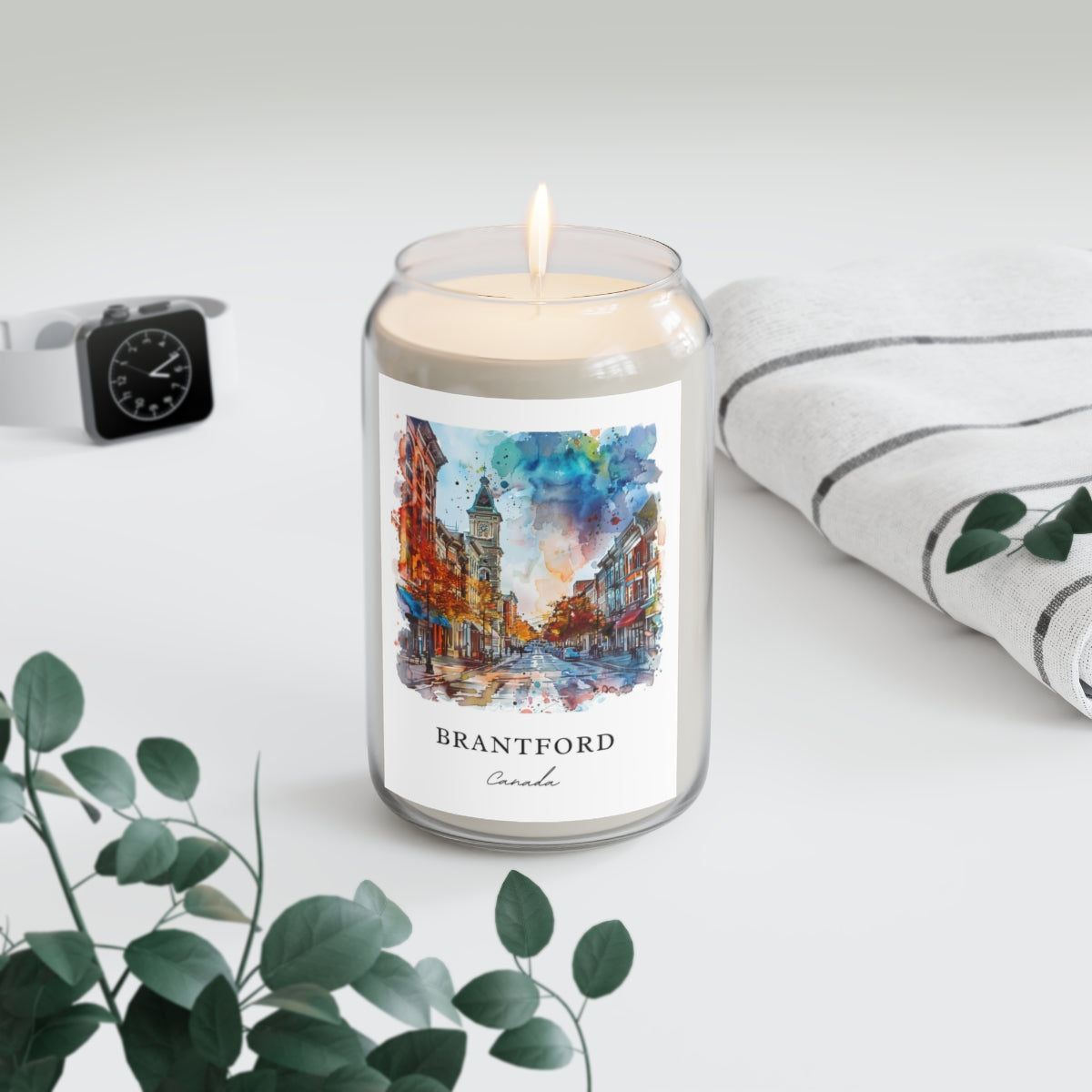 Brantford, Canada scented soy candle