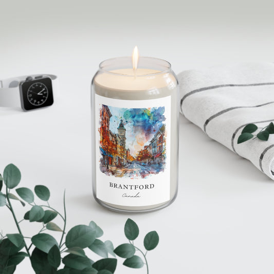 Brantford, Canada scented soy candle