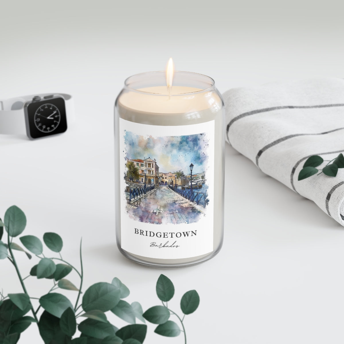 Bridgetown, Barbados scented soy candle