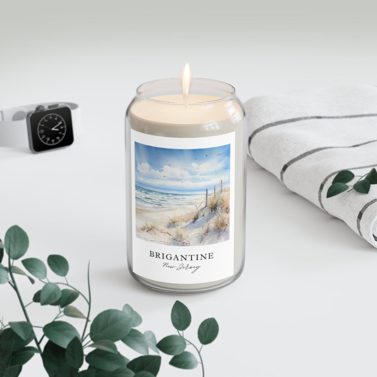 Brigantine, New Jersey scented soy candle