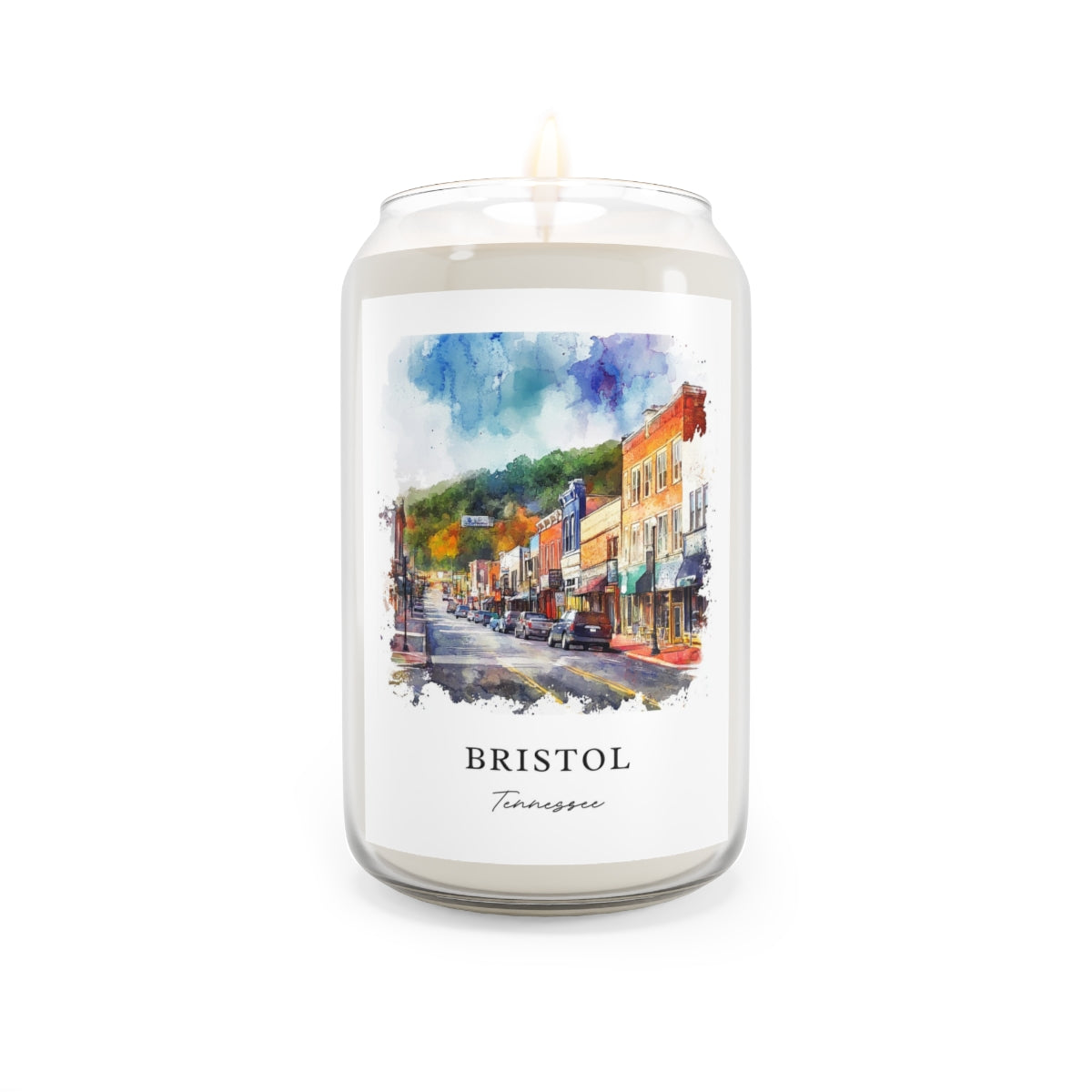 Bristol, Tennessee scented soy candle