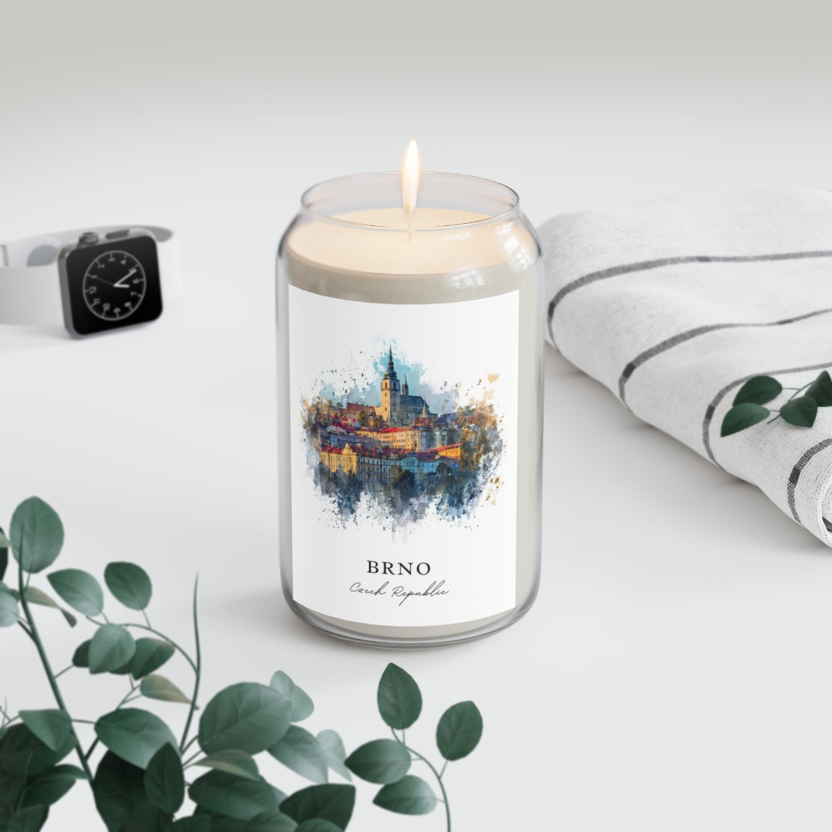 Brno, Czech Republic scented soy candle