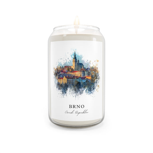 Brno, Czech Republic scented soy candle