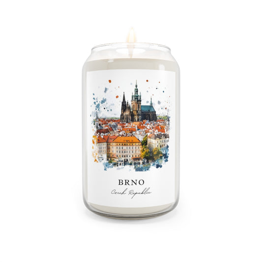 Brno, Czech Republic scented soy candle