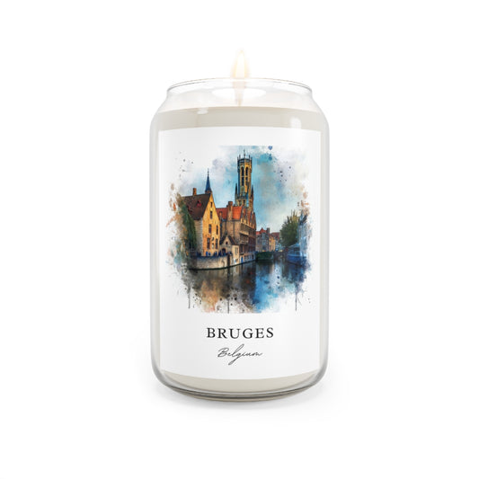 Bruges, Belgium scented soy candle