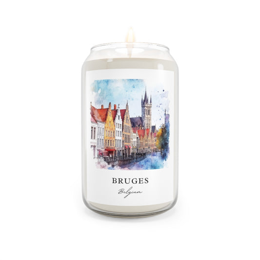 Bruges, Belgium scented soy candle